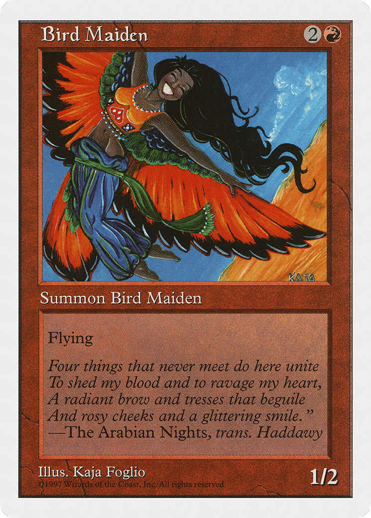 Bird Maiden Card Image