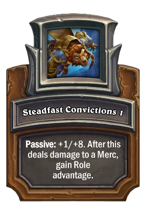 Steadfast Convictions 1 Card Image