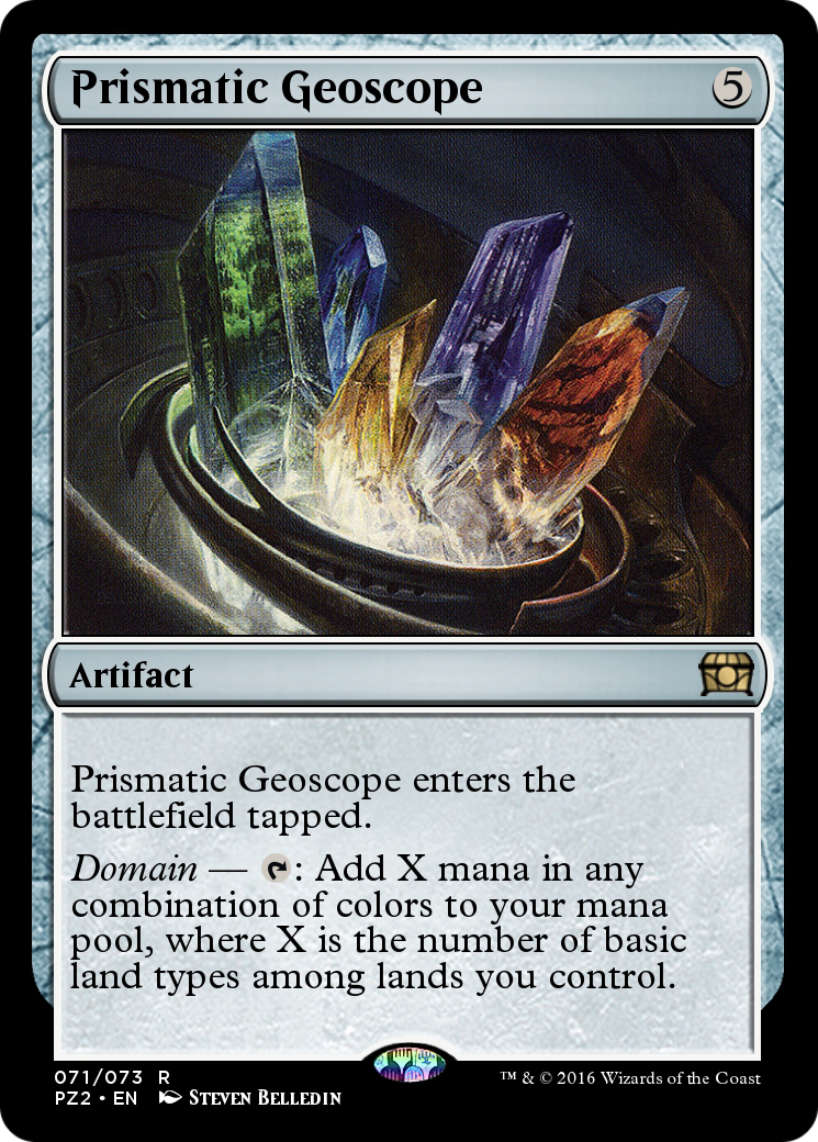 Prismatic Geoscope Card Image