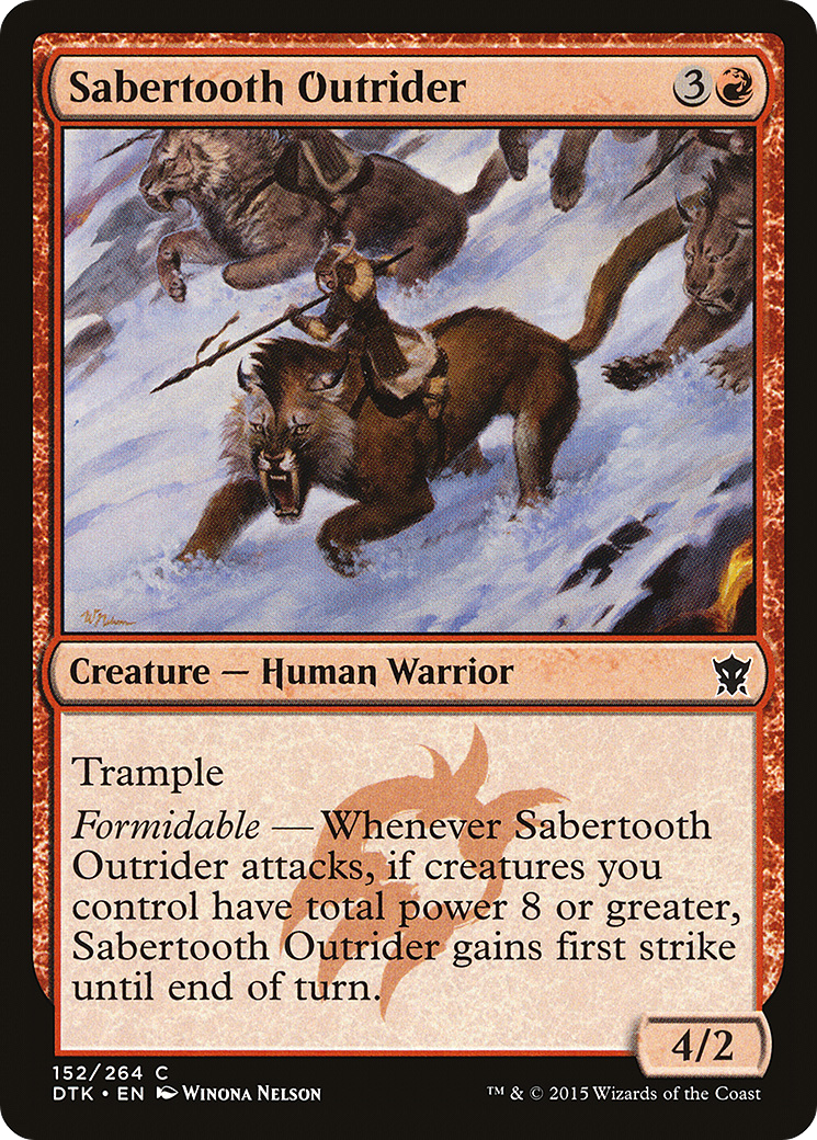 Sabertooth Outrider Card Image