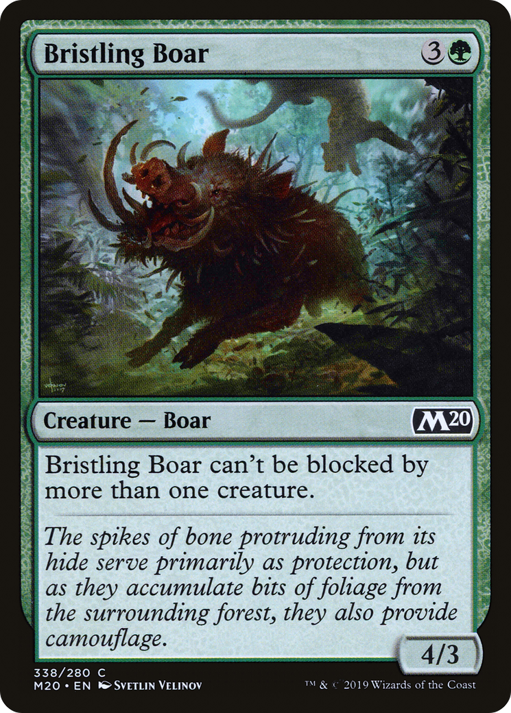 Bristling Boar Card Image