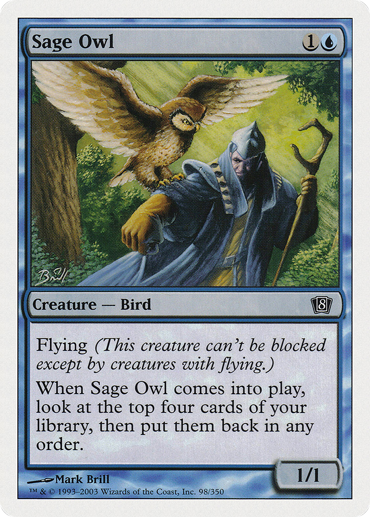 Sage Owl Card Image