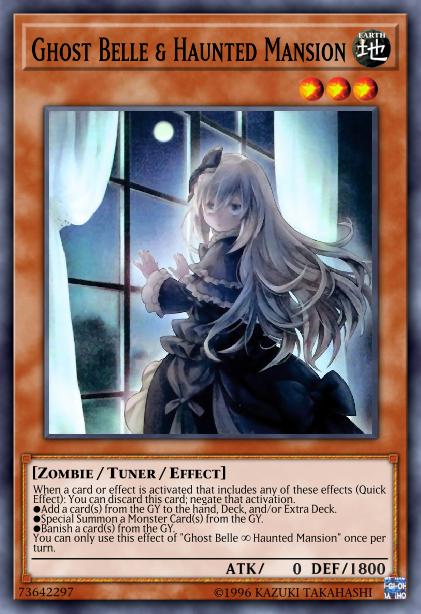 Ghost Belle & Haunted Mansion Yu-Gi-Oh Card, Art 2