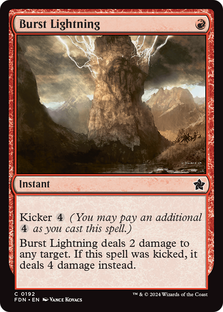 Burst Lightning Card Image