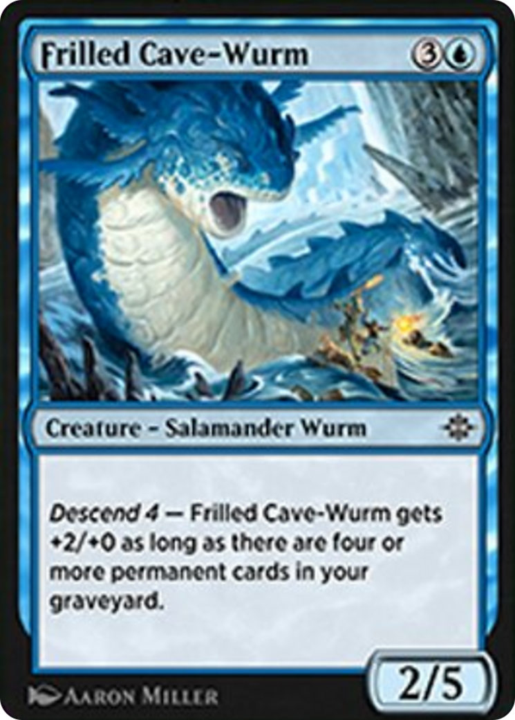 Frilled Cave-Wurm Card Image