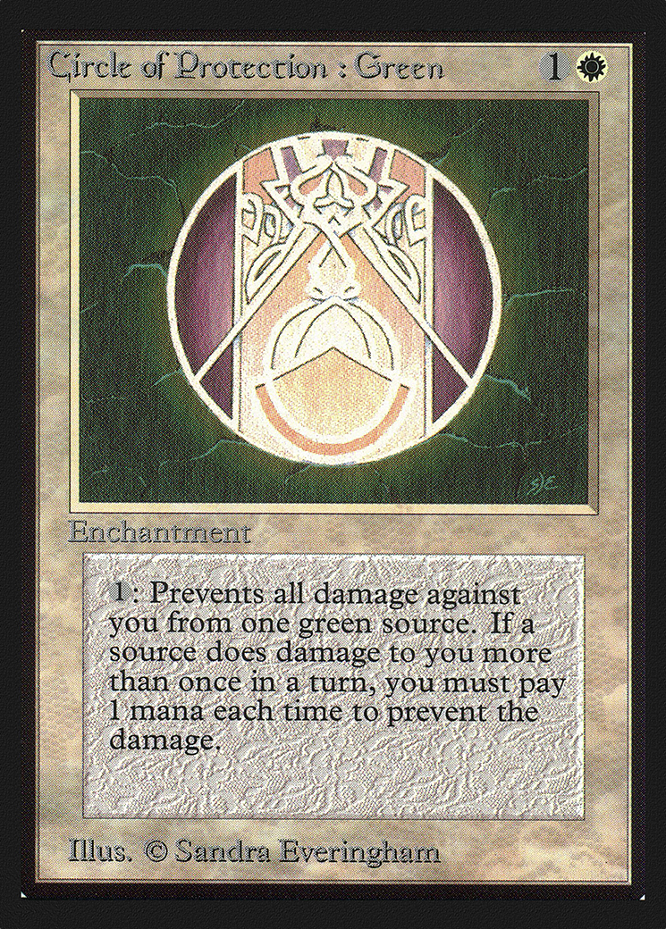 Circle of Protection: Green Card Image