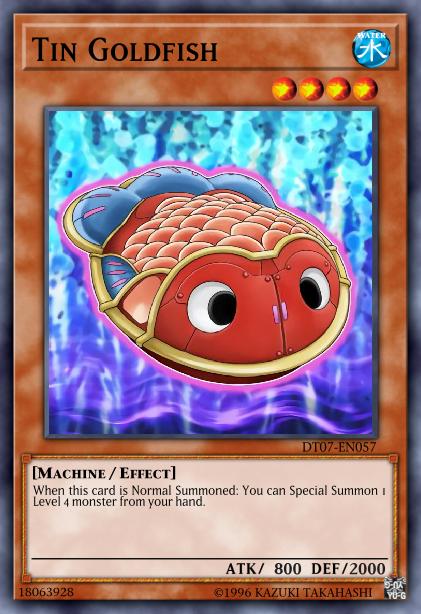 Tin Goldfish Card Image