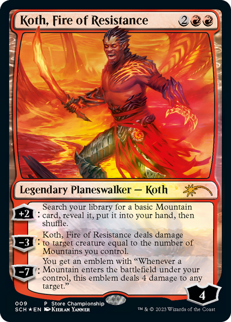 Koth, Fire of Resistance Card Image