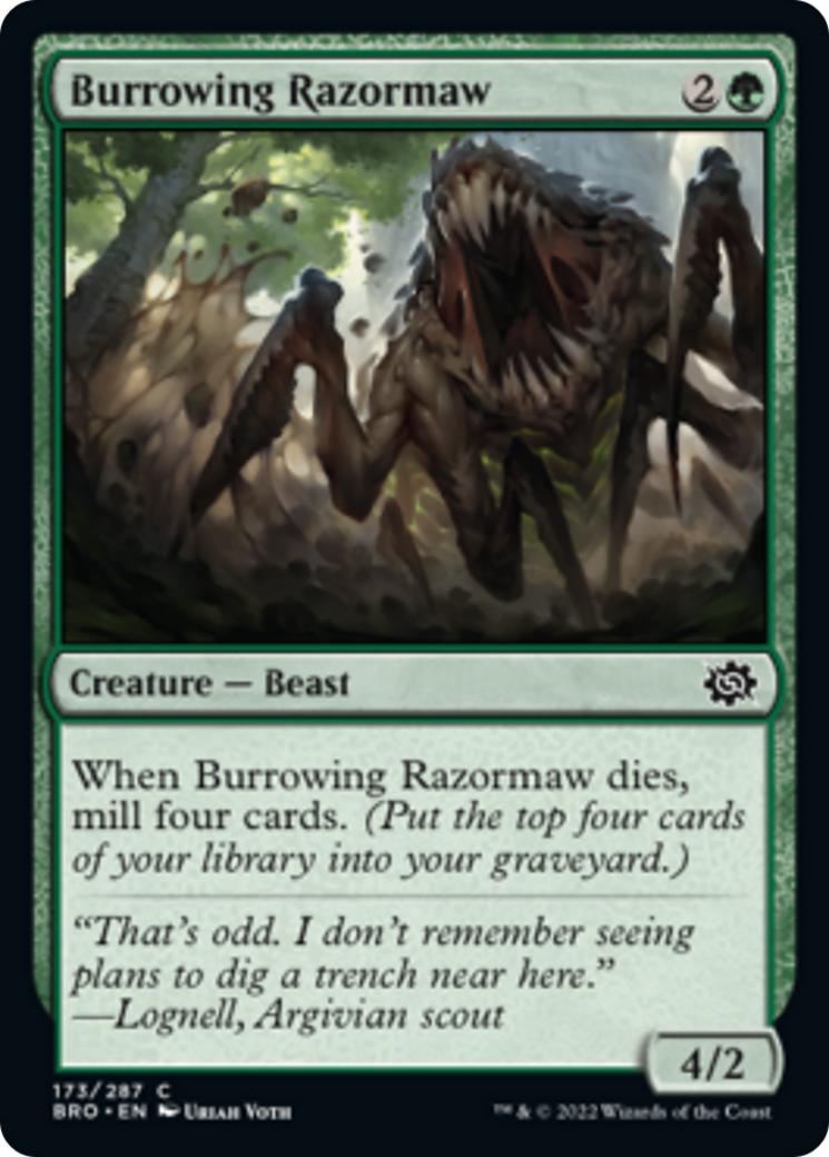 Burrowing Razormaw Card Image