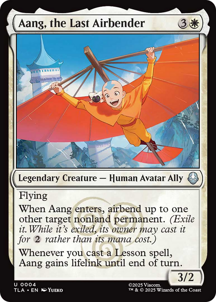 Aang, the Last Airbender Card Image