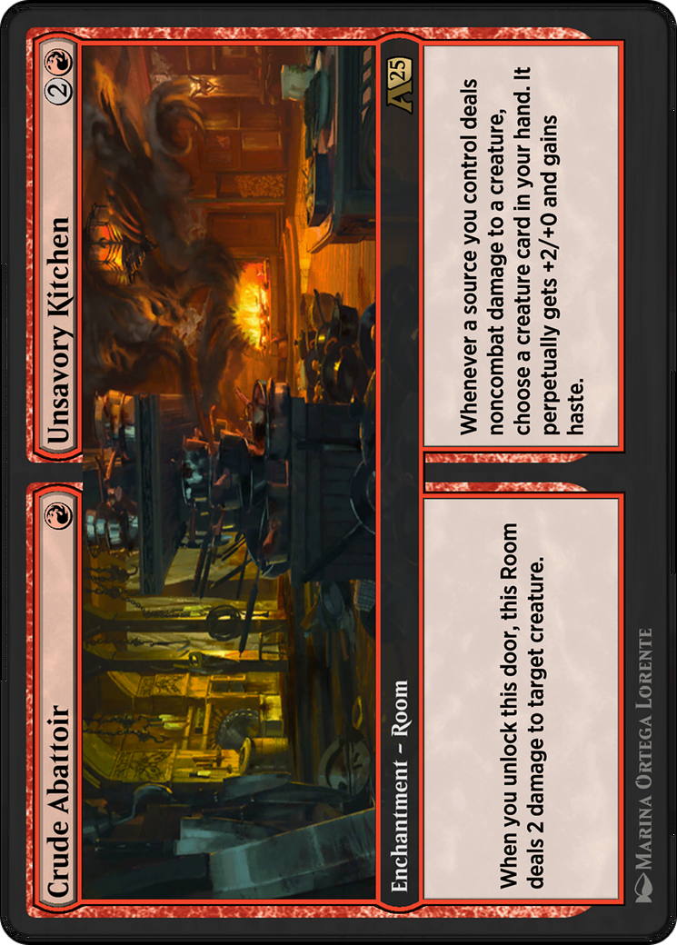 Crude Abattoir // Unsavory Kitchen Card Image