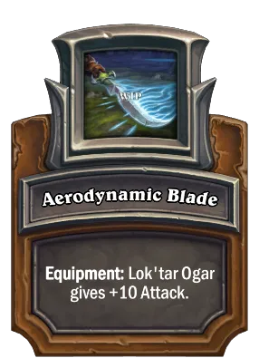 Aerodynamic Blade Card Image