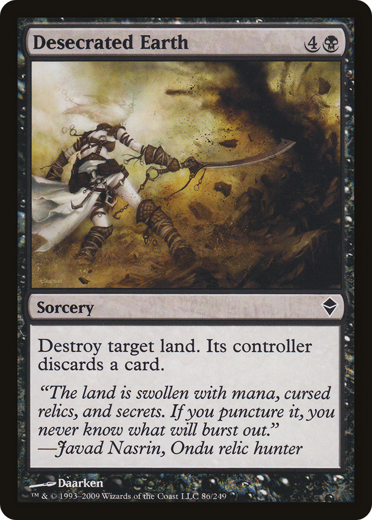 Desecrated Earth Card Image