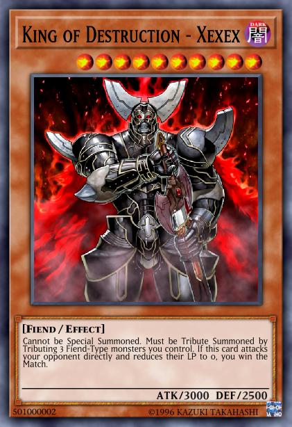 King of Destruction - Xexex Card Image