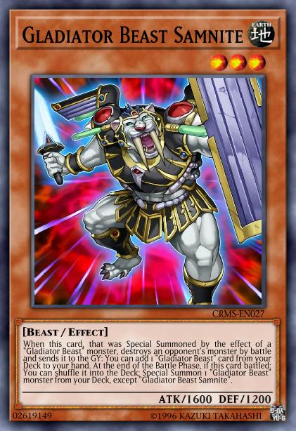 Gladiator Beast Samnite Card Image