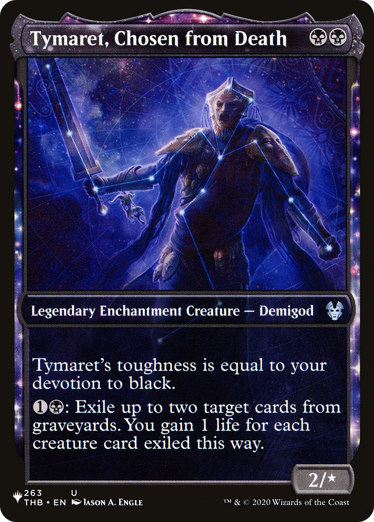Tymaret, Chosen from Death Card Image