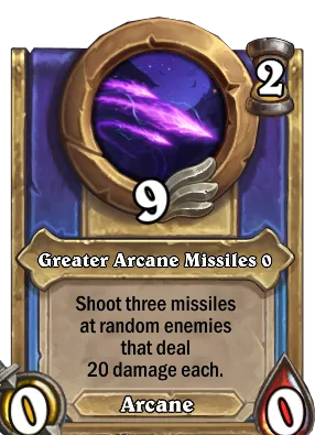 Greater Arcane Missiles {0} Card Image