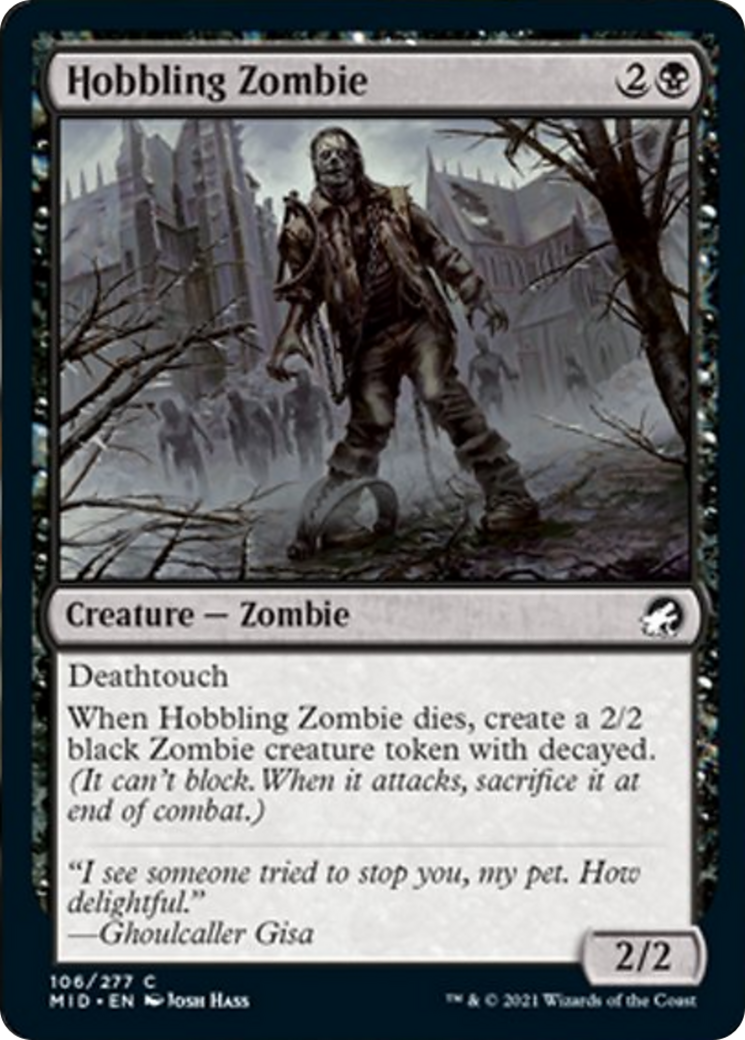 Hobbling Zombie Card Image