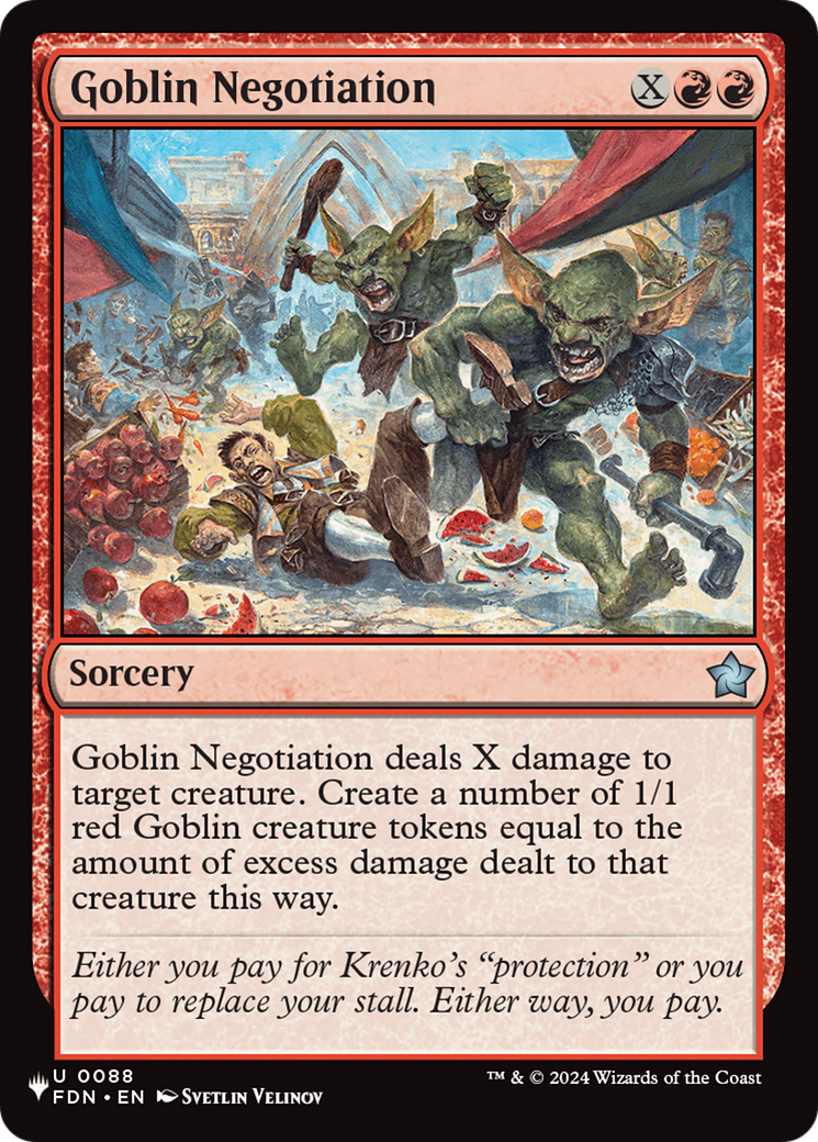Goblin Negotiation Card Image