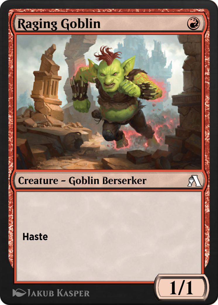 Raging Goblin Card Image