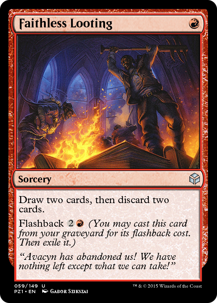 Faithless Looting Card Image