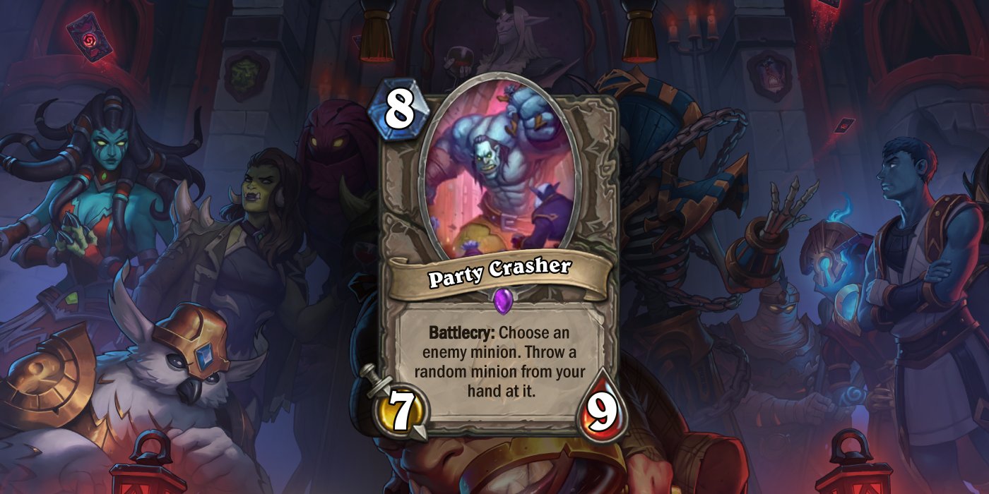 Party Crasher is a New Card Coming to Hearthstone in the Castle Nathria Expansion - Revealed by Blisterguy