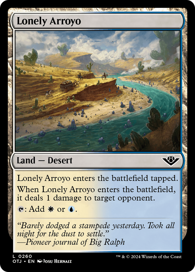 Lonely Arroyo Card Image