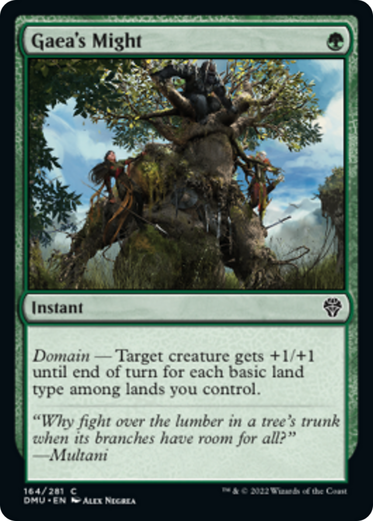 Gaea's Might Card Image
