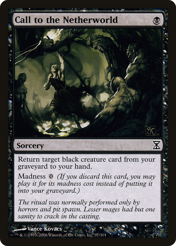Call to the Netherworld Card Image