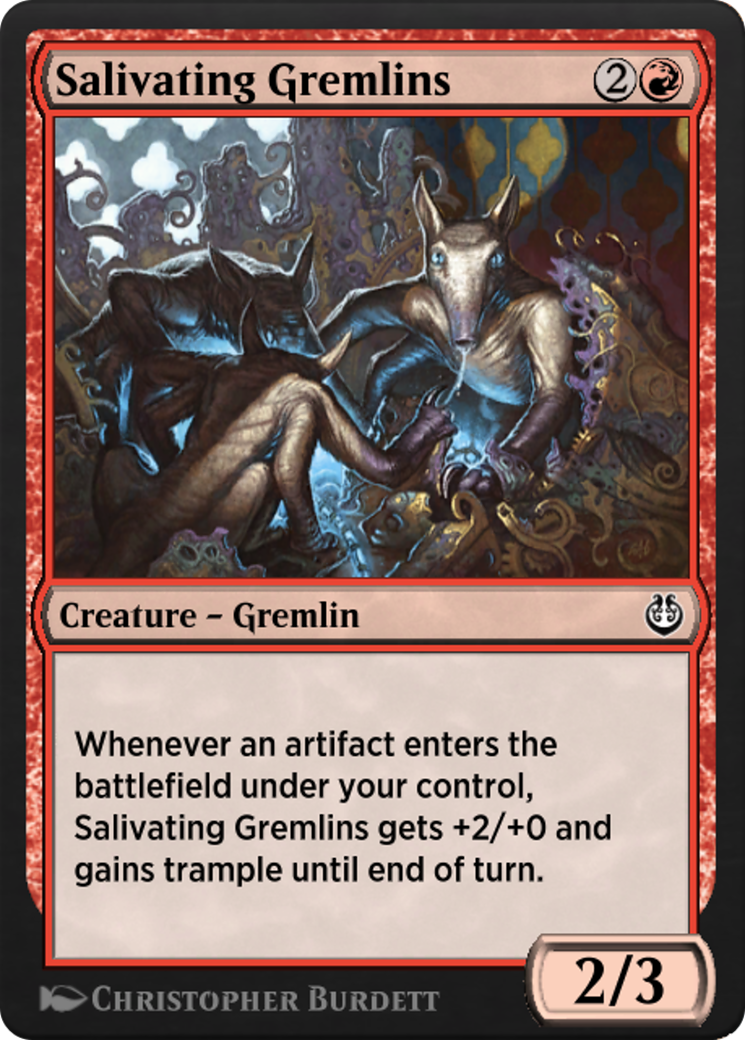 Salivating Gremlins Card Image