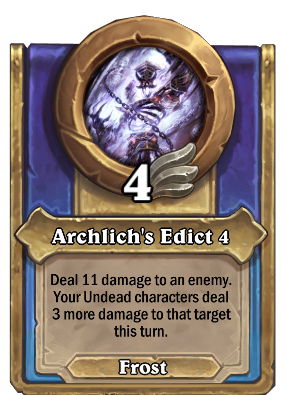 Archlich's Edict 4 Card Image