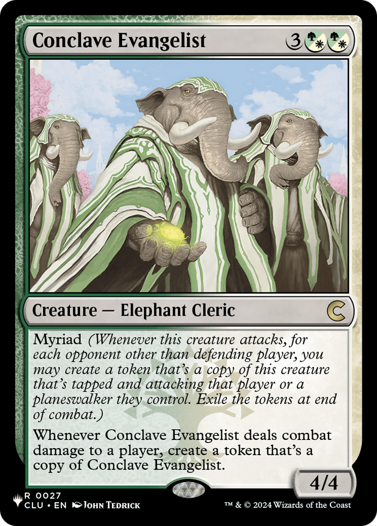 Conclave Evangelist Card Image