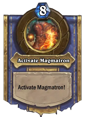 Activate Magmatron Card Image