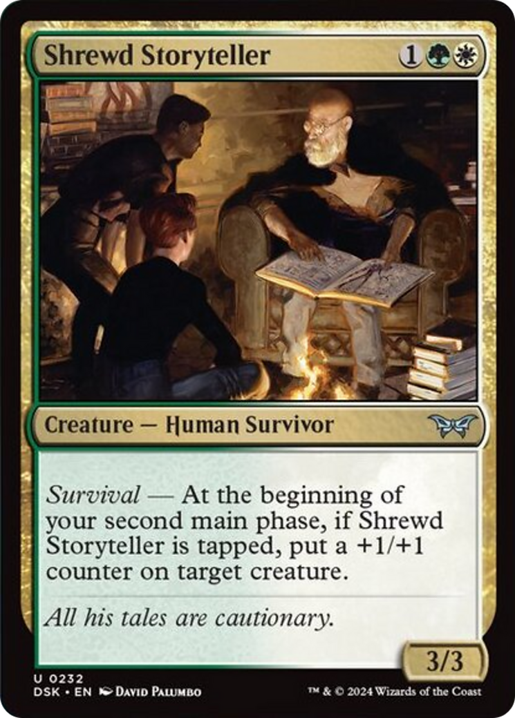 Shrewd Storyteller Card Image