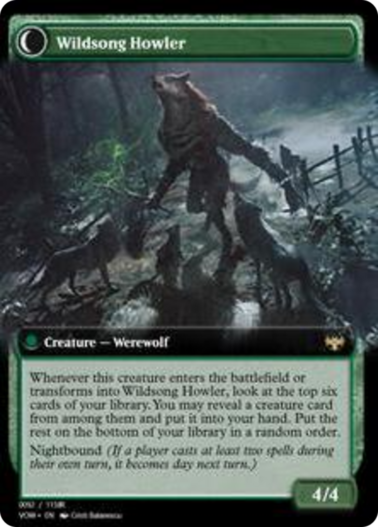 Howlpack Piper // Wildsong Howler Card Image