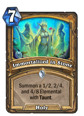 Immortalized in Stone Card Image