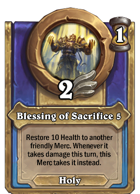Blessing of Sacrifice {0} Card Image