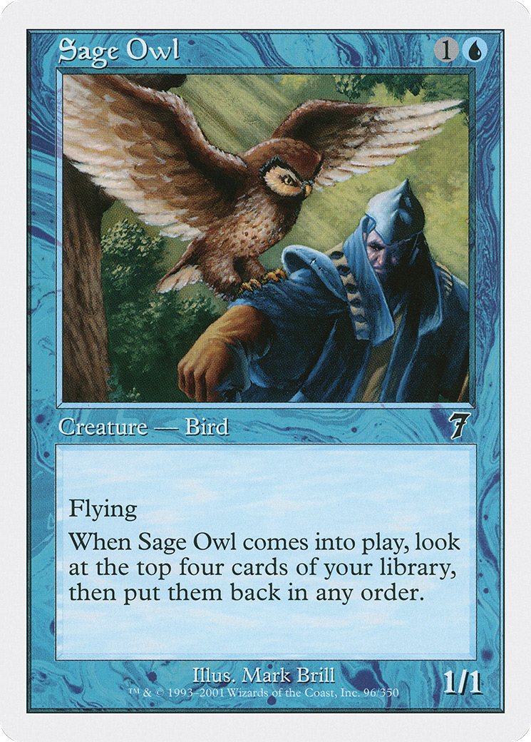 Sage Owl Card Image