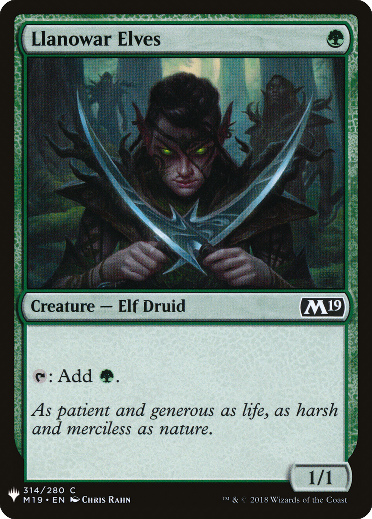 Llanowar Elves Card Image