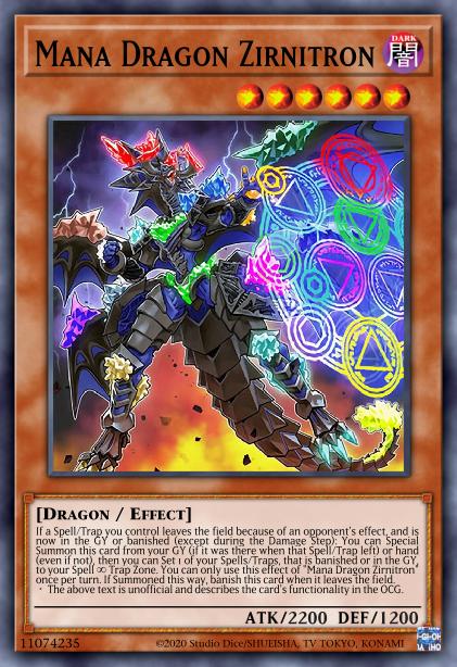 Mana Dragon Zirnitron Card Image