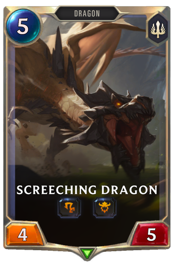 Screeching Dragon Card Image