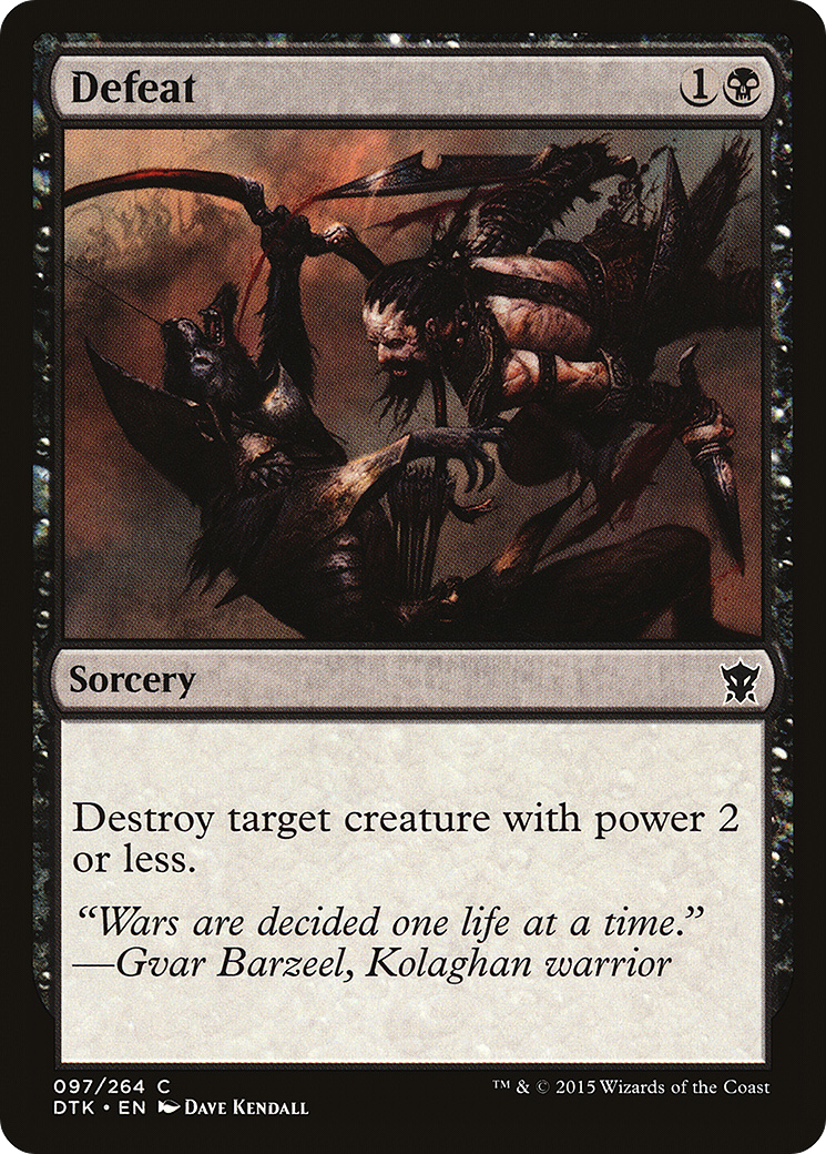 Defeat Card Image