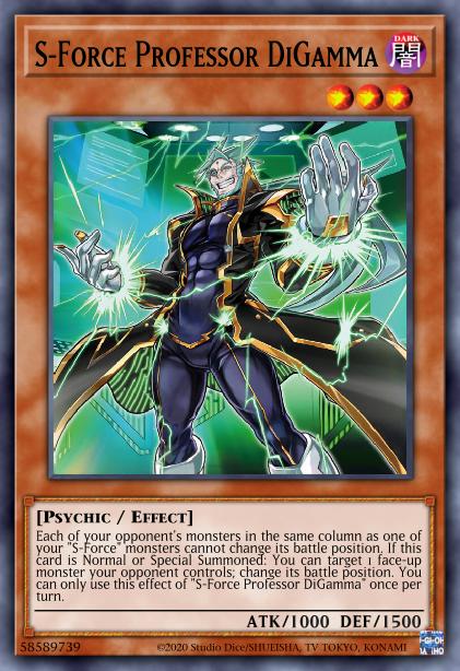 S-Force Professor DiGamma Card Image