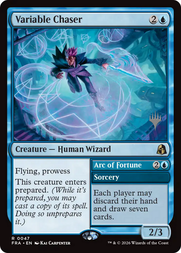 Variable Chaser // Arc of Fortune Card Image
