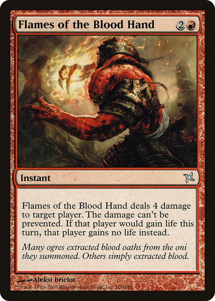 Flames of the Blood Hand Card Image