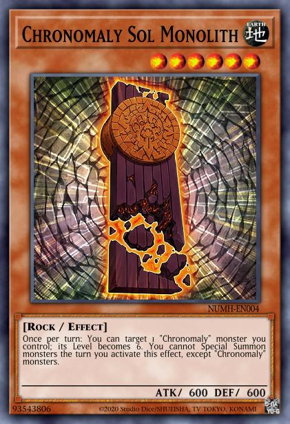 Chronomaly Sol Monolith Card Image