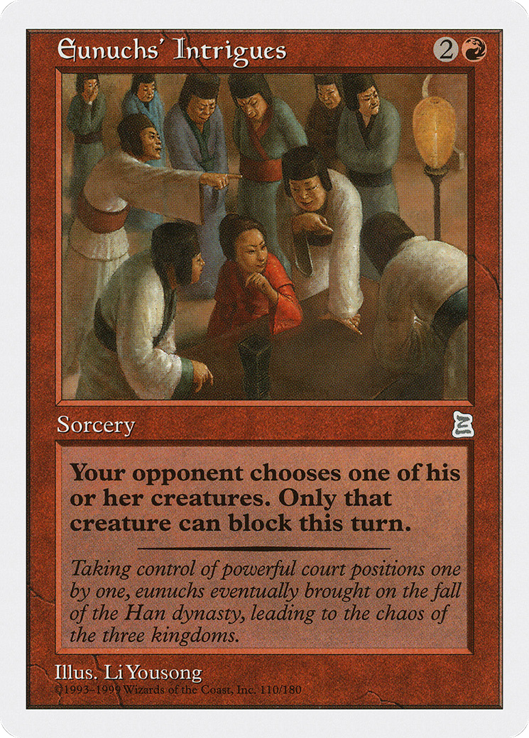 Eunuchs' Intrigues Card Image