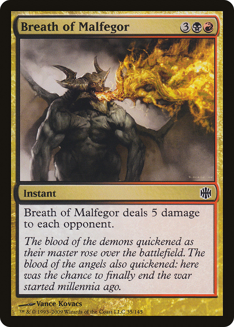 Breath of Malfegor Card Image