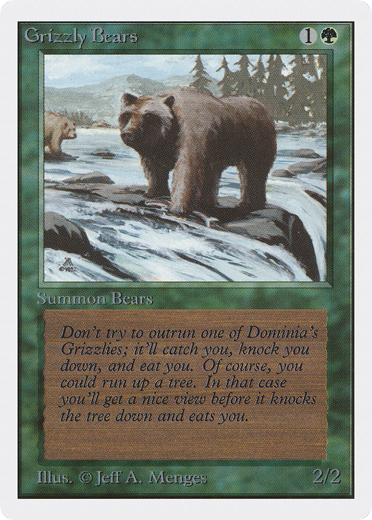 Grizzly Bears Card Image