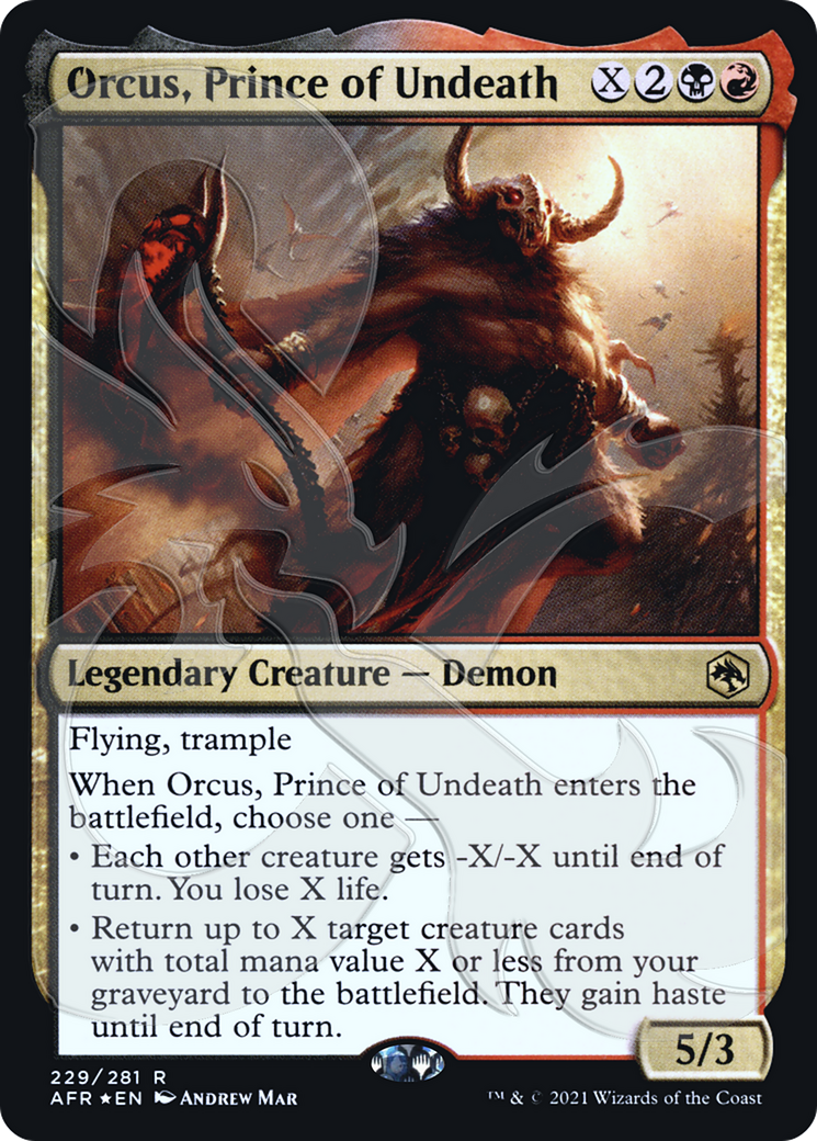 Orcus, Prince of Undeath Card Image